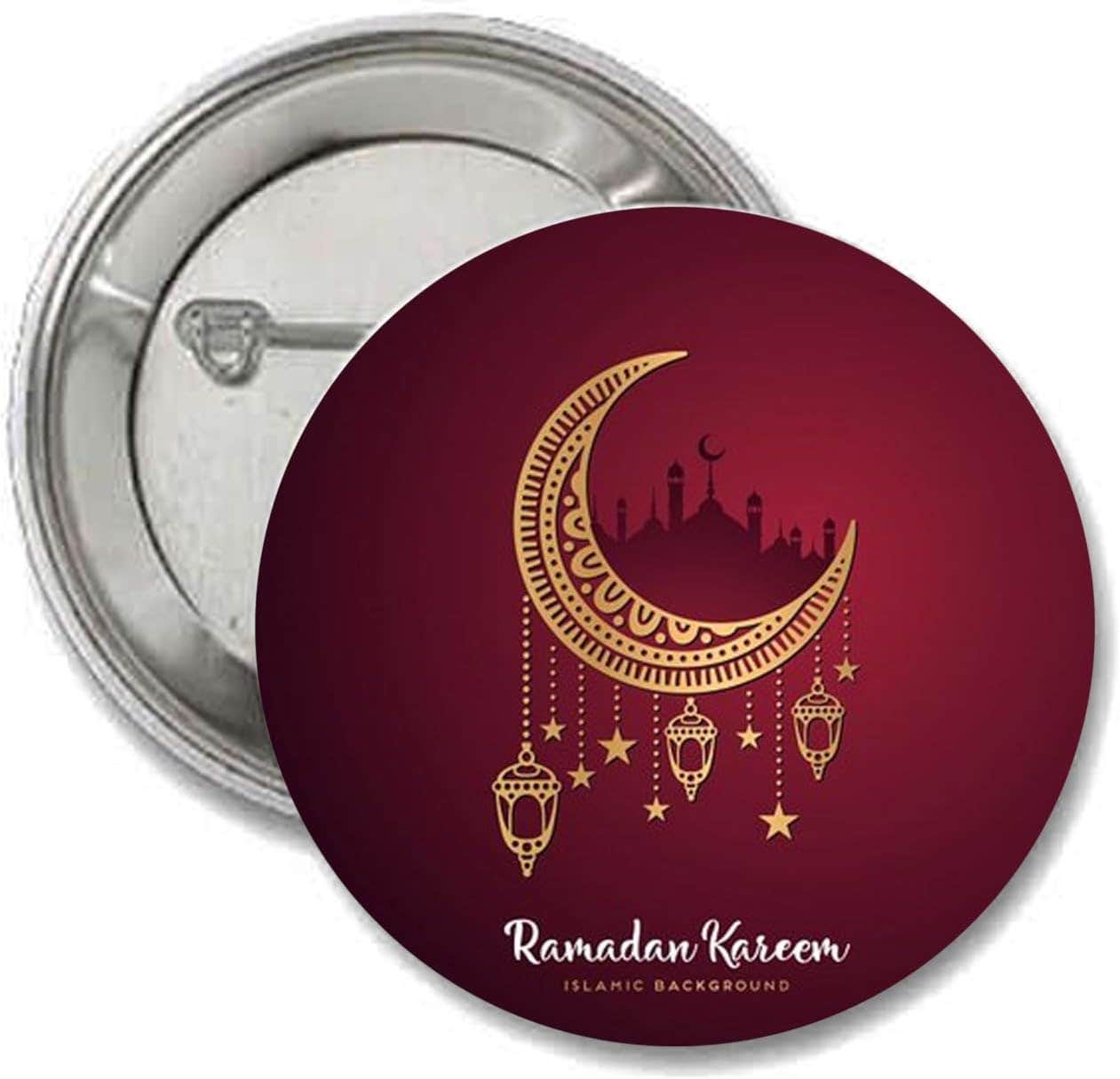 Ramadan Design Party Pins - Red
