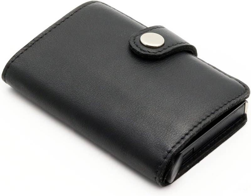 Chase Plus Automatic Pop Up Card Holder Wallet - Black