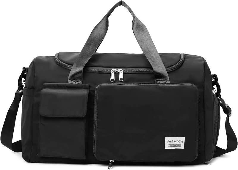 EYSCOTA Large Capacity Travel Duffel Bag - Black