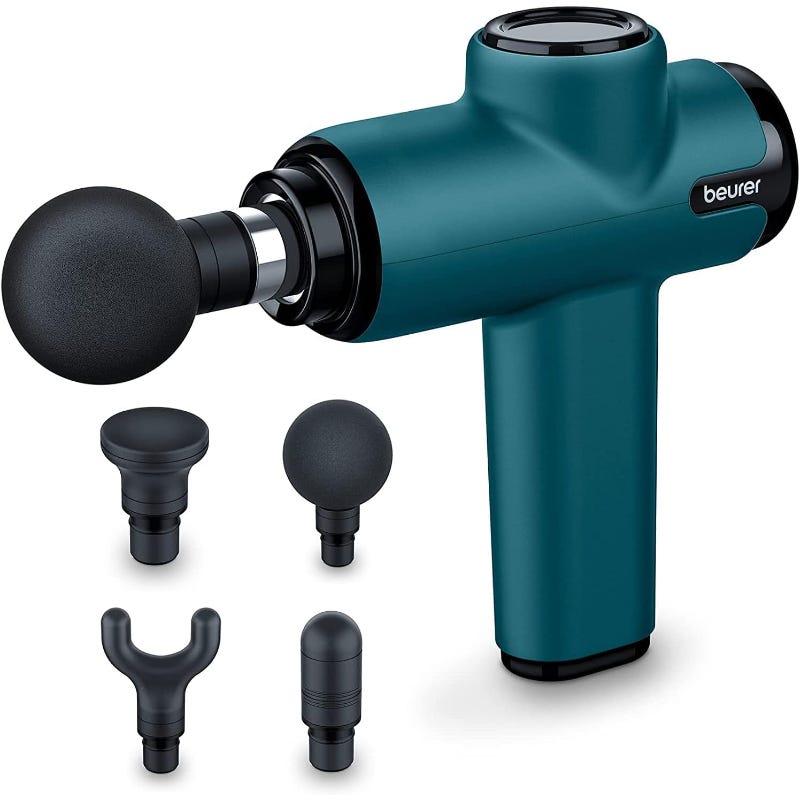 Beurer MG99 Massager and Massager, Rechargeable, 5 Levels - Turquoise Black