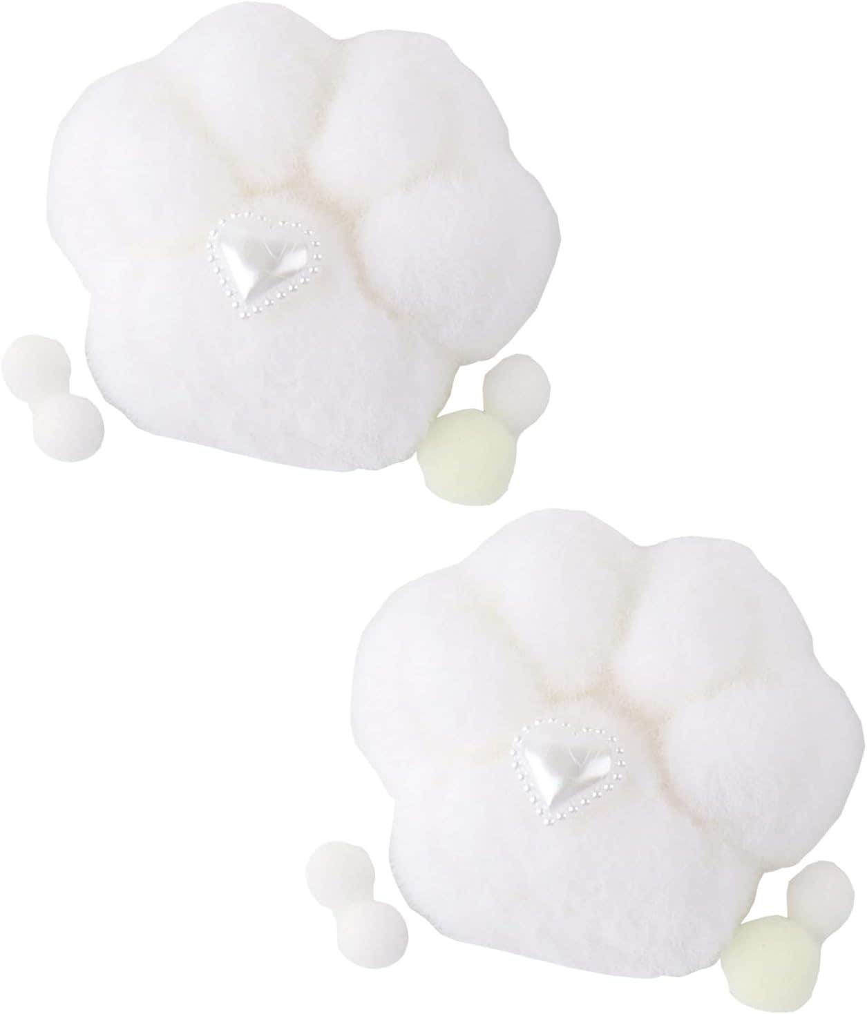 Varkage Stress Relief Design Silicone Squeeze Toy, 2 Pieces - White