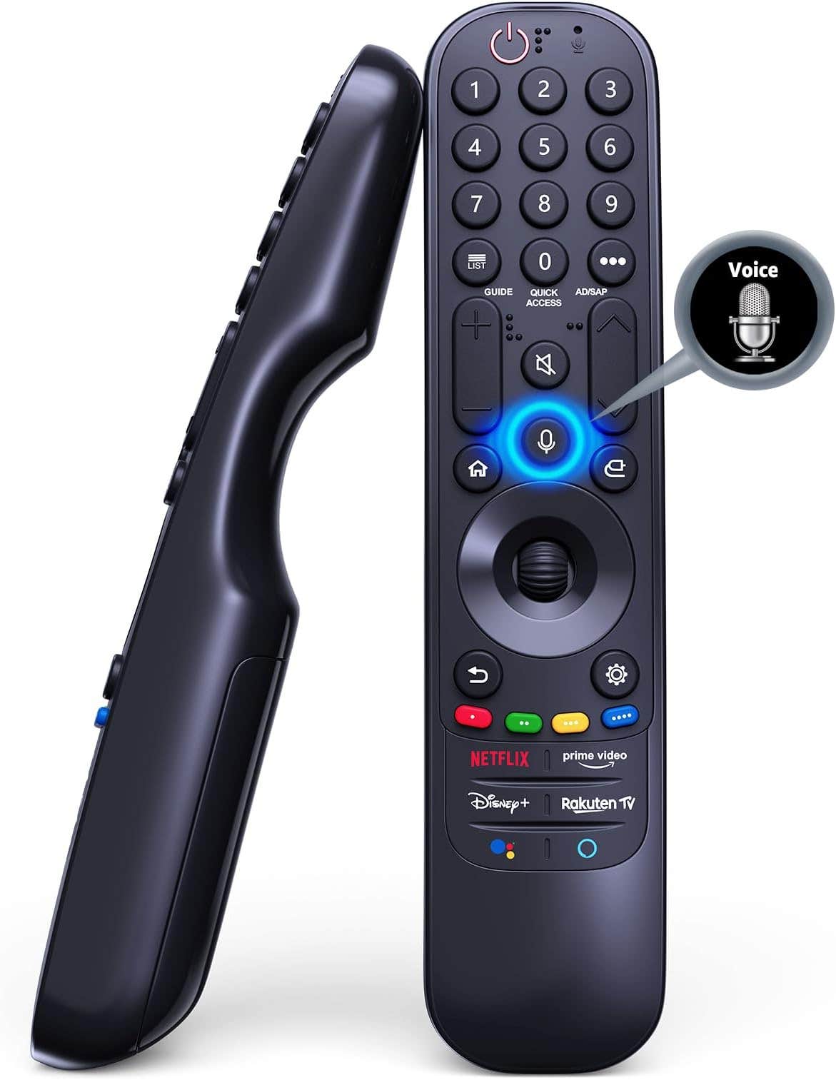 GOUYESHO Remote Control MR21GA Voice for LG Smart TVs - Black.