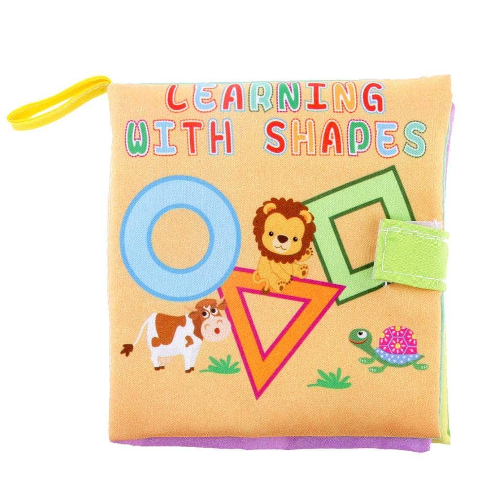 Alsafwa W34-14-1 Fabric Book For Babies for Unisex Children - Yellow