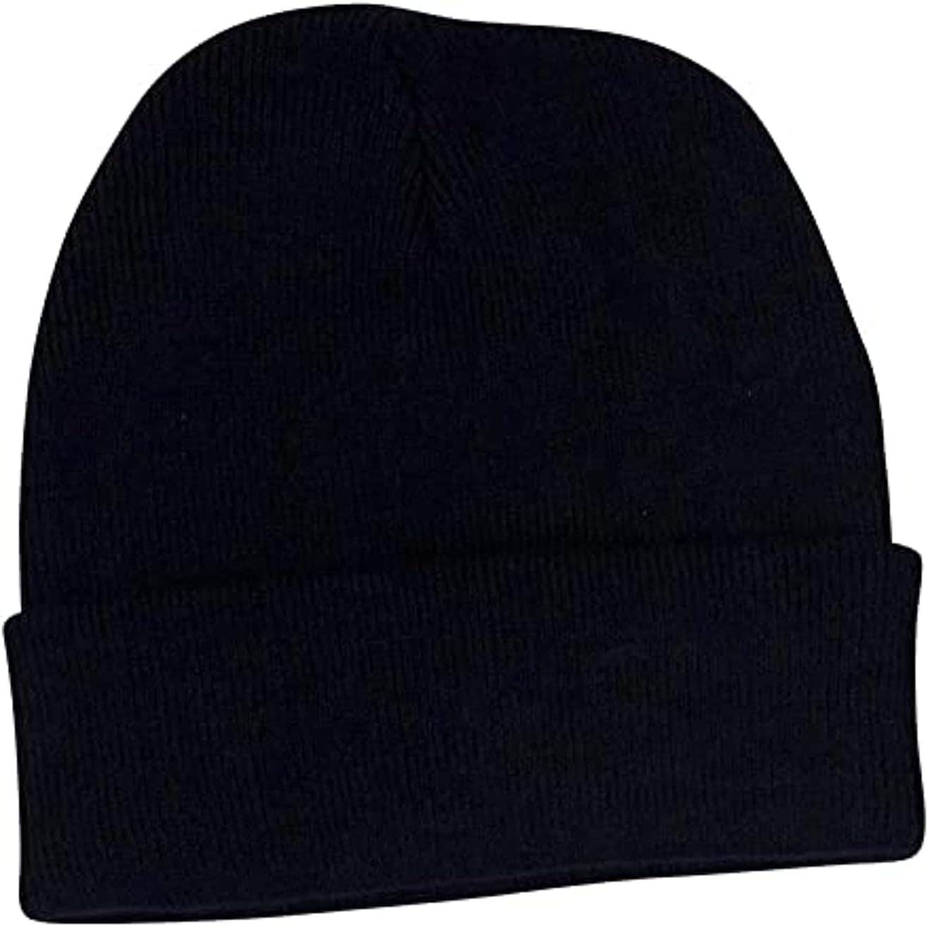 Fur Lined Winter Hat, One Size - Black