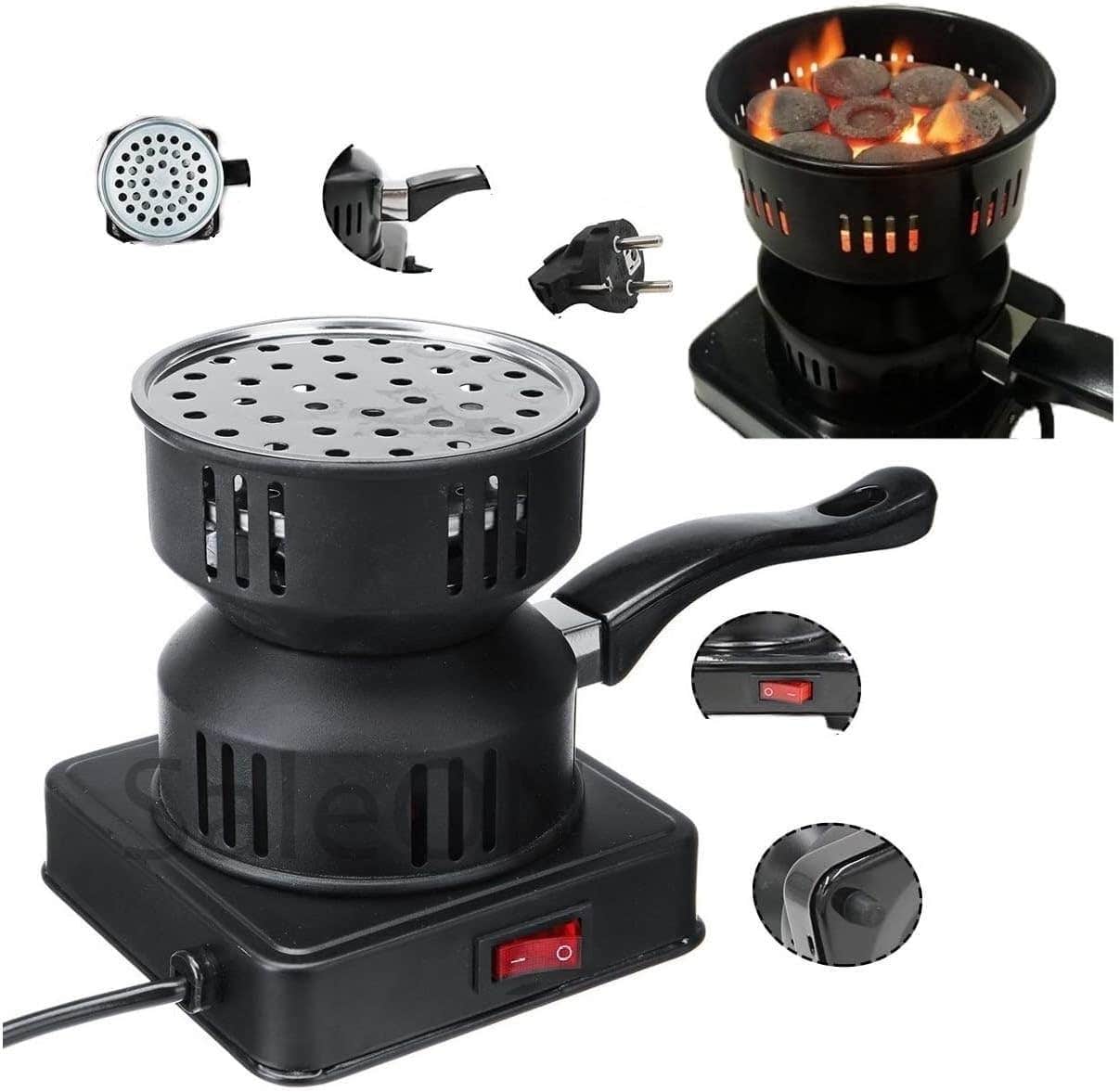 Distinct and Elegant Hanso Hot Plate - Black