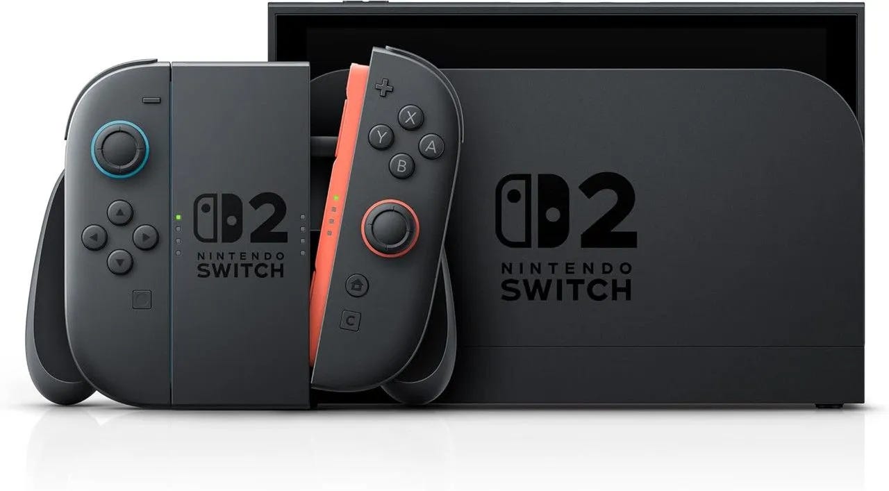 Nintendo Switch 2 International Edition, 256 GB, 2 Controllers - Black