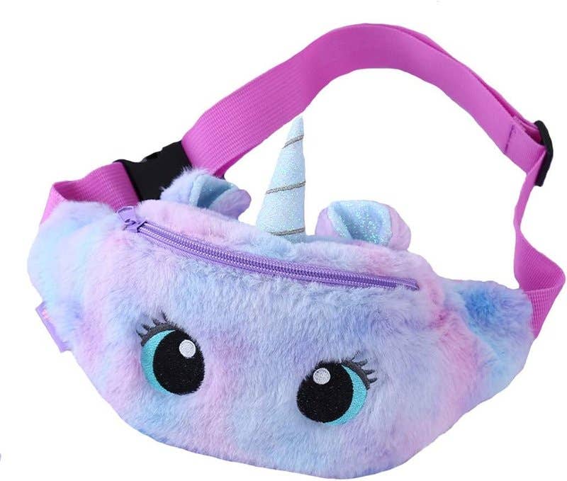 dressfan Fanny Cute Waist Bag  for Girls - Violet and Pink