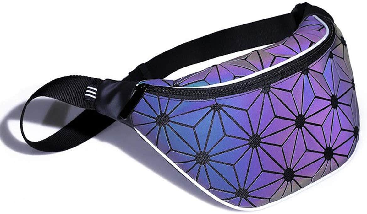 Wuios Geometric Luminous Waist Bag - Multicolor