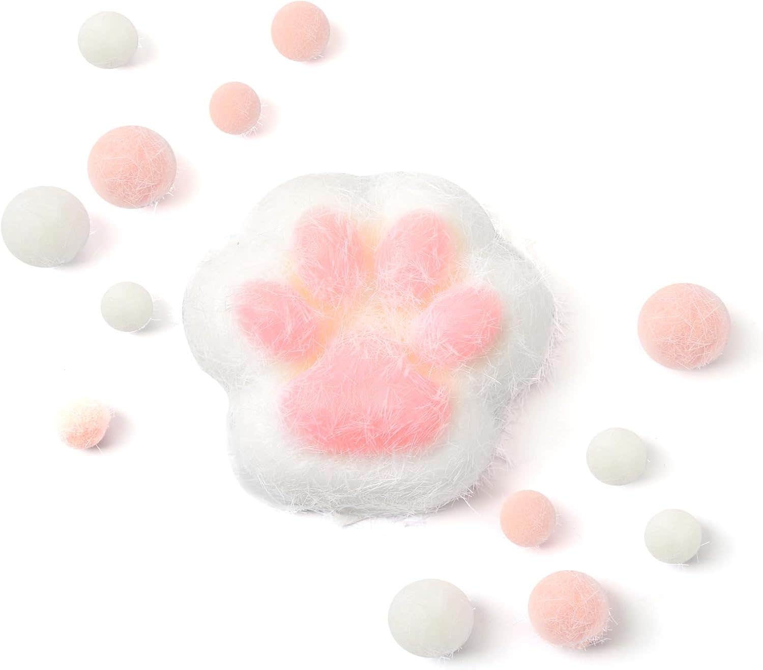 Irokasbar Kawaii Design Plush Squishy Toy - Pink White