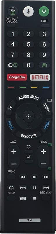 Remote Control, Compatible with Sony Screen, Voice Control - Black