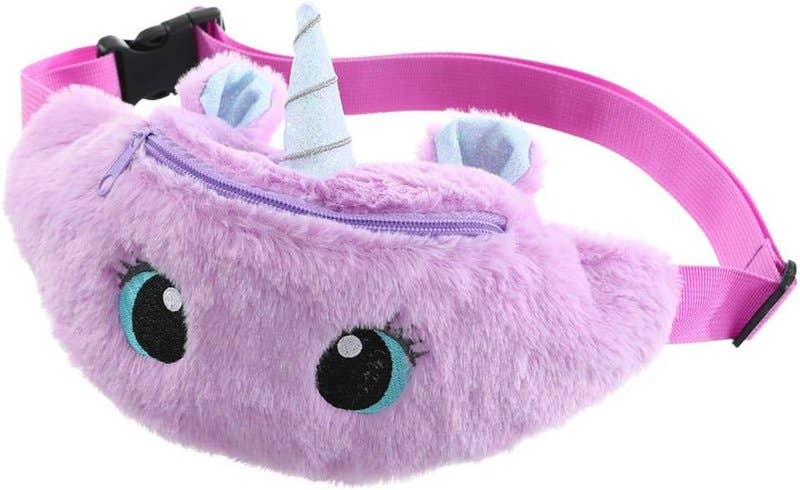 dressfan Fanny Cute Waist Bag  for Girls - Purple and Pink