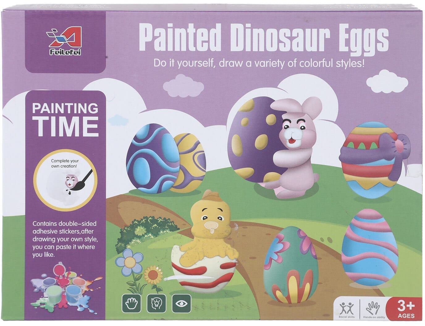 Plaster Coloring Game, Small Animal Shapes, 9 Pieces - Multicolor