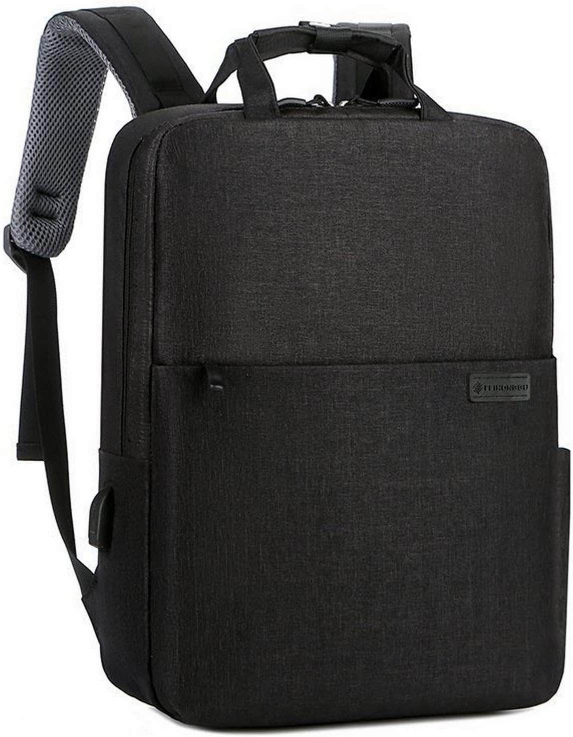 ALUCRA Fabric Laptop Backpack for Unisex , Large - Black