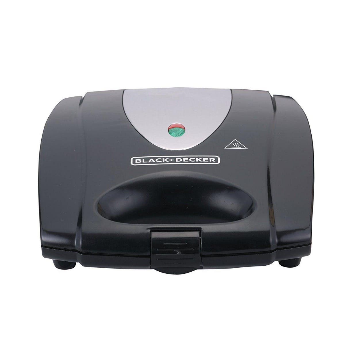 Black & Decker TS4080 Sandwich Maker, 1400 Watt - Black Silver
