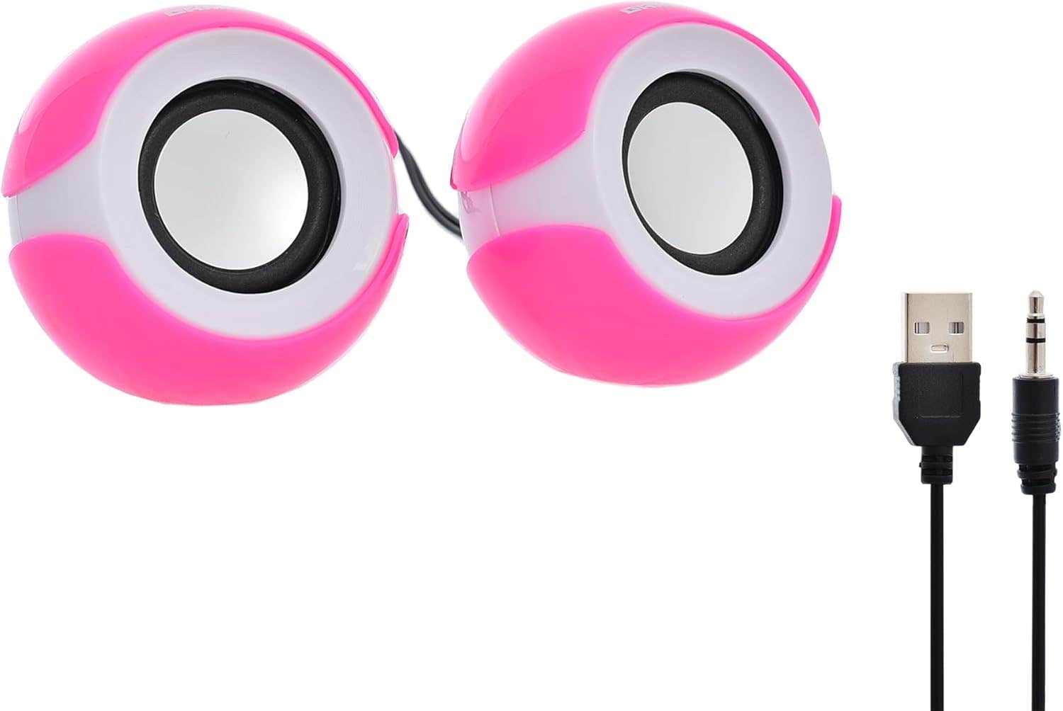 Gamma GT-215 Speaker Set, 2-Pieces, 5 Volt, 52mmx 2 - Pink