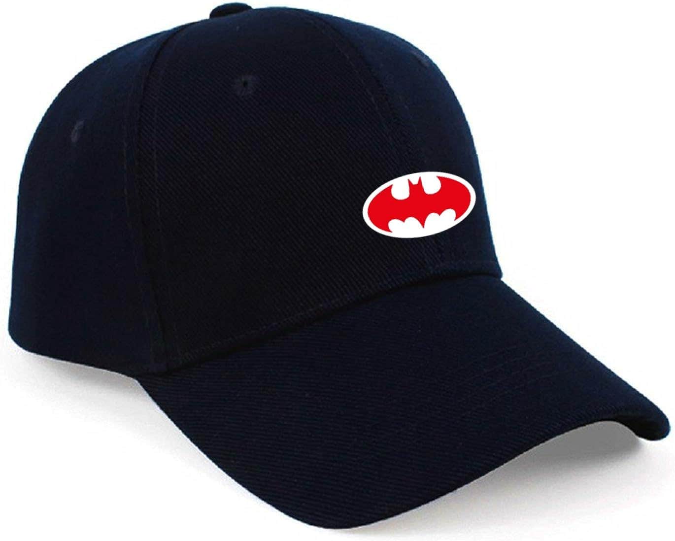 Batman Design Polyester Cap, One Size - Black