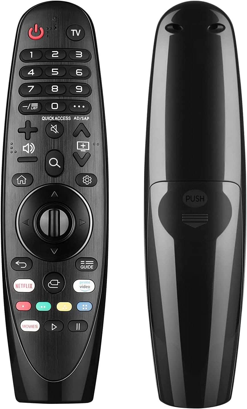 VOLTONIX Universal Remote Control for LG Smart TVs No Voice or Pointer Function - Black