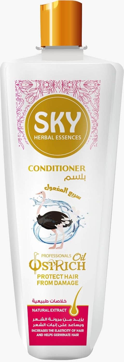 Sky Hair Conditioner, containing Ostrich Oil, Hair Moisturizer, 900 ml
