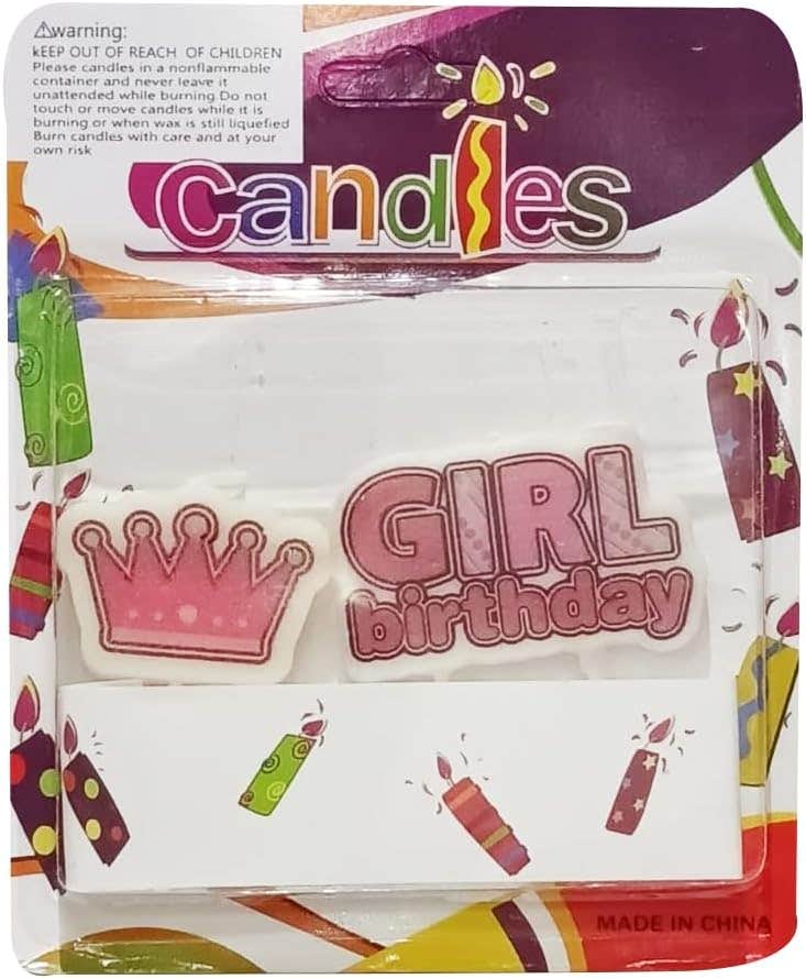 Decorative Birthday Candles, 10 Pieces - Multicolor