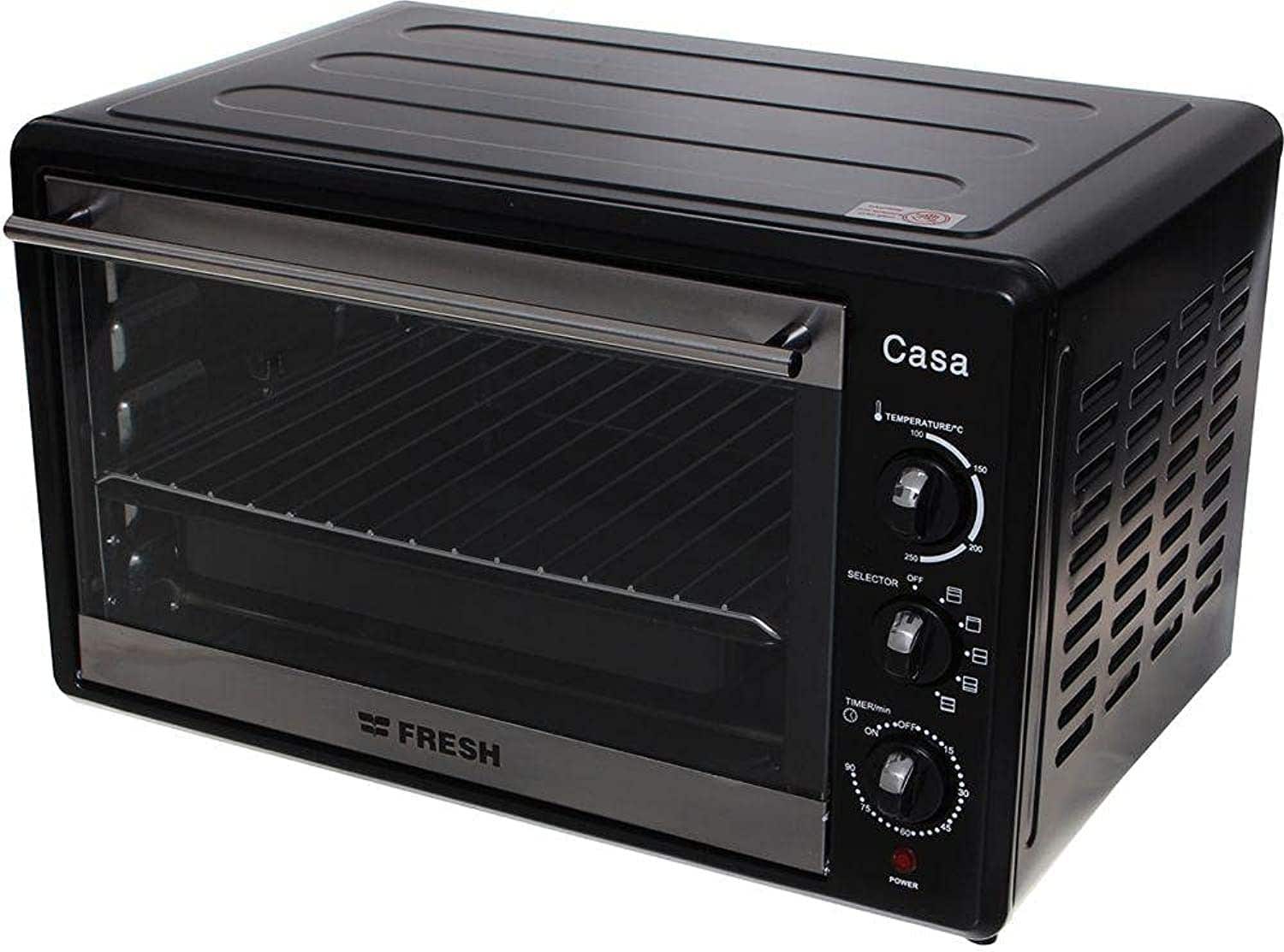 Fresh Electric Oven, 45 Liters, 2000 Watts, 500010781 - Black
