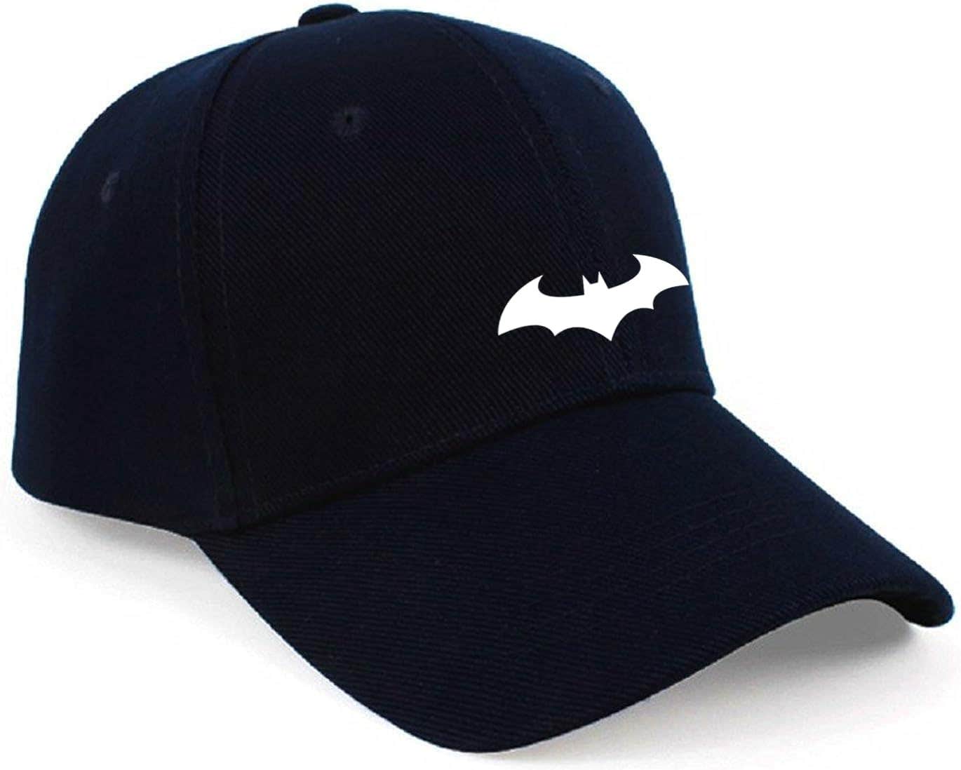 Batman Design Polyester Cap, One Size - Black