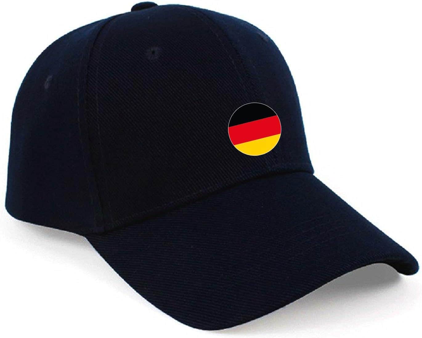 Germany Flag Design Polyester Cap, One Size - Black