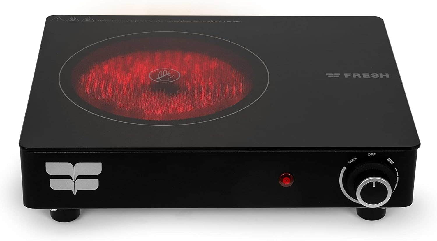 Fresh FE- C1500B Ceramic Hot Plate, 1 Plates, 1500 Watt - Black