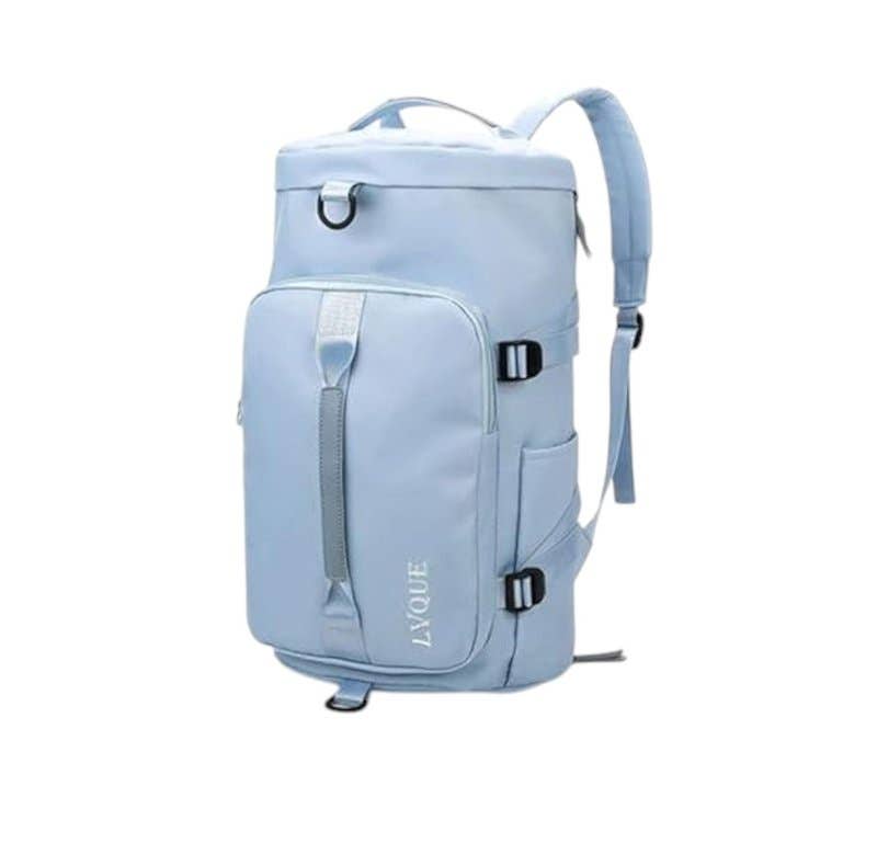 FANDARE Ultralight Gym Backpack Bag with Shoe Compartment - Sky Blue