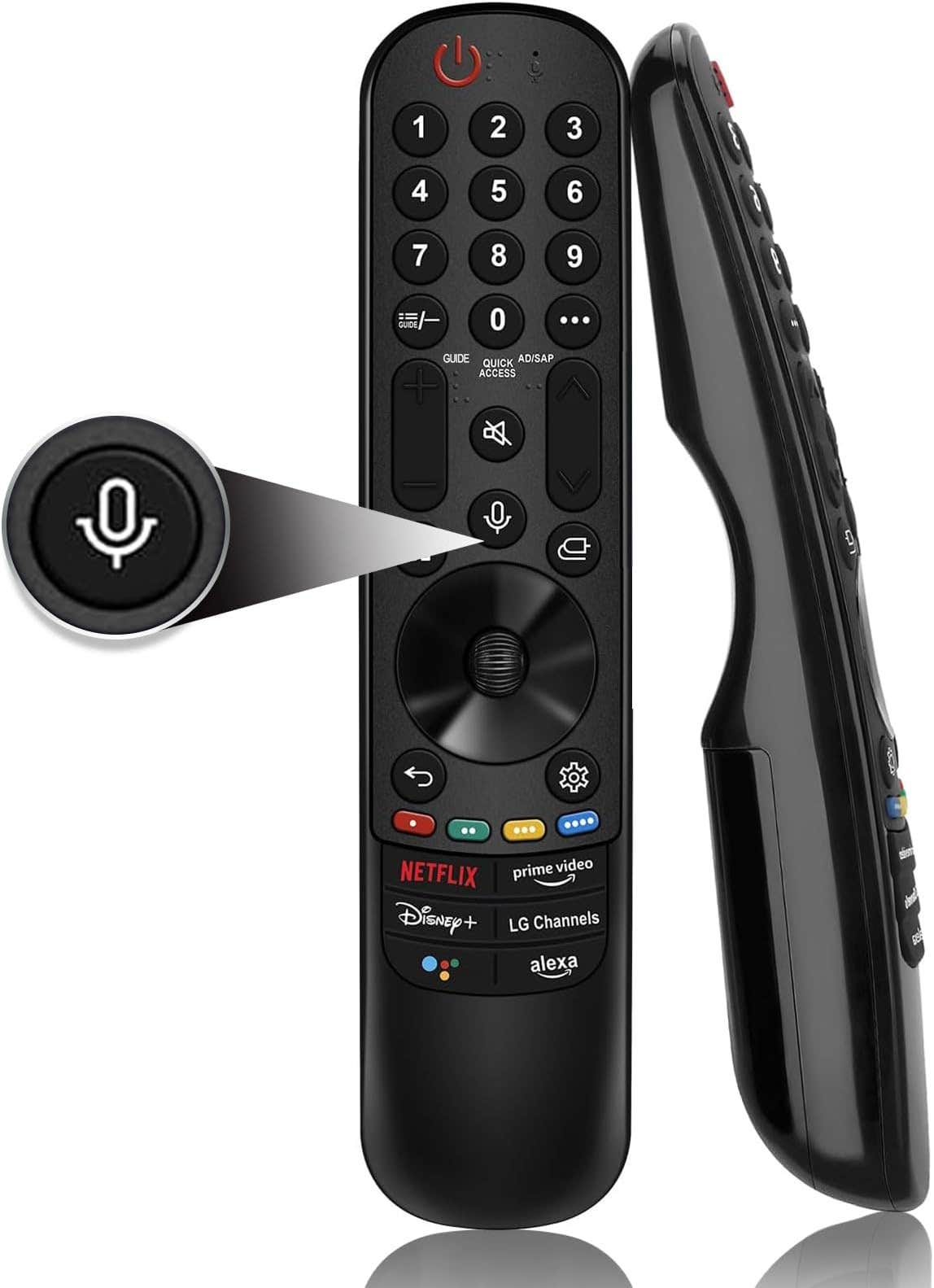 Eokghlsr Magic Remote for LG Smart TV, with Voice and Pointer Function - Black.