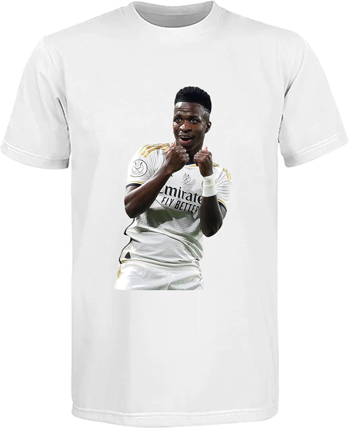 Football Super Star Design Comfortable Cotton T-Shirt