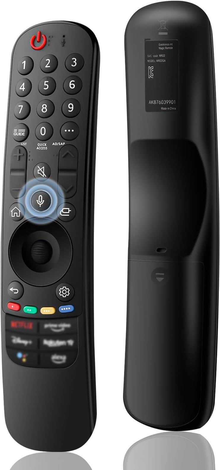 Remote Control for LG Smart TV , With Voice Control Pointer Function - Black.