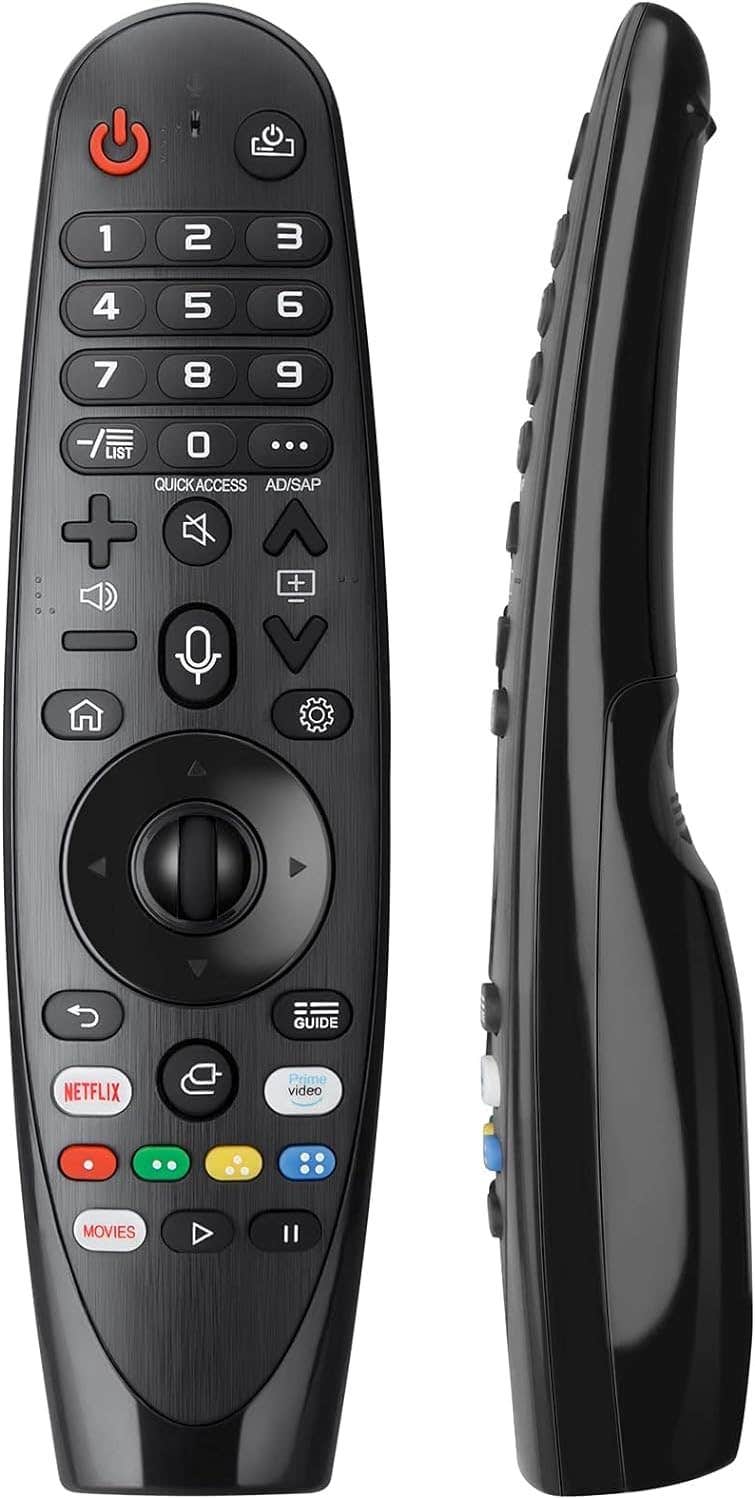 Mokeum Magic Remote for LG Smart TV, with Pointer Voice Function - Black.