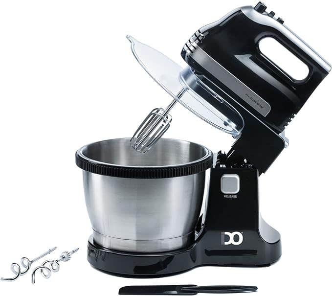 Ido MB500-BK Stand Mixer, 500 Watt, 5 Speeds, 3.5 Liters - Black