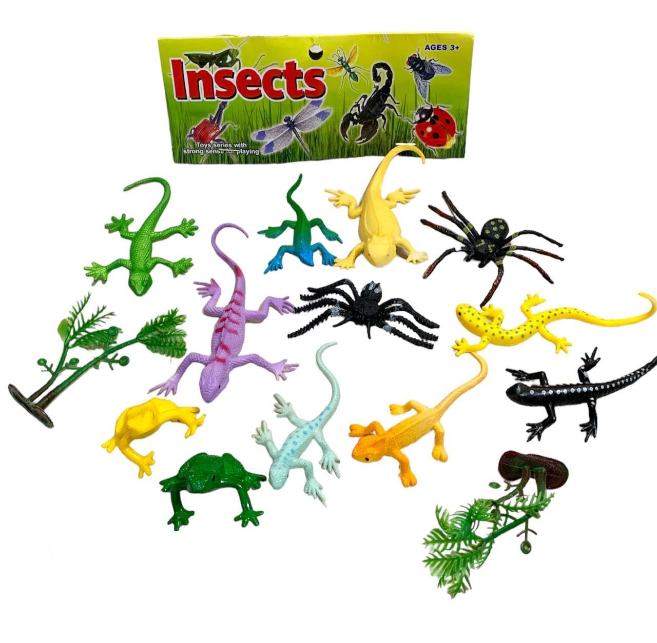 Alsafwa W42-10 Small 3D Insects Toy for Unisex Children - Multicolor
