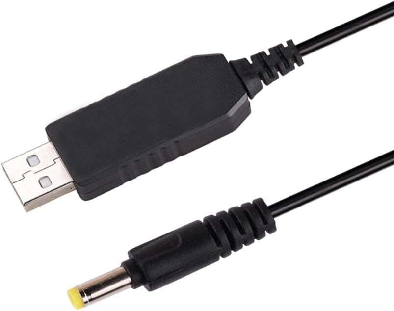 DC 5V Power Cable, 1 Meter, B-121 - Black