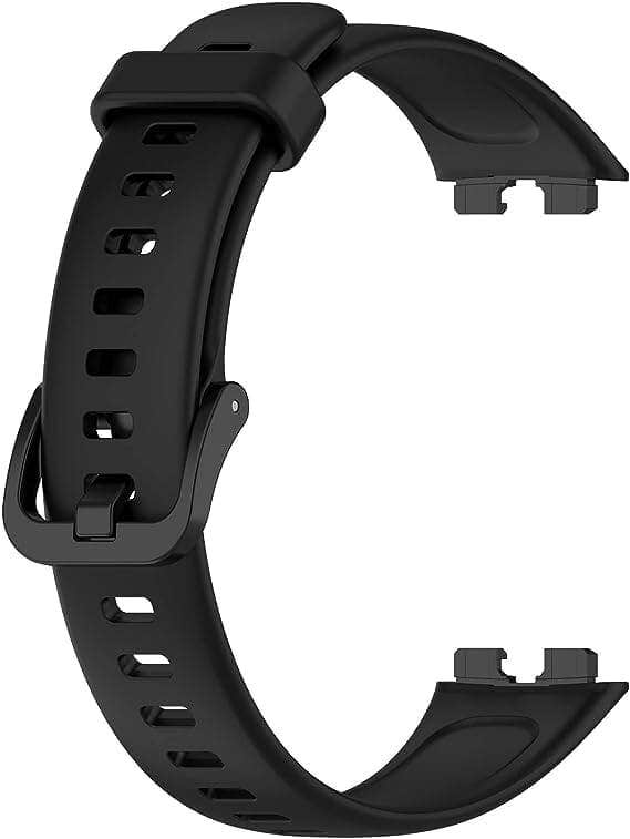 Huawei and Honor Band 8 Watch Strap, Silicone - Black