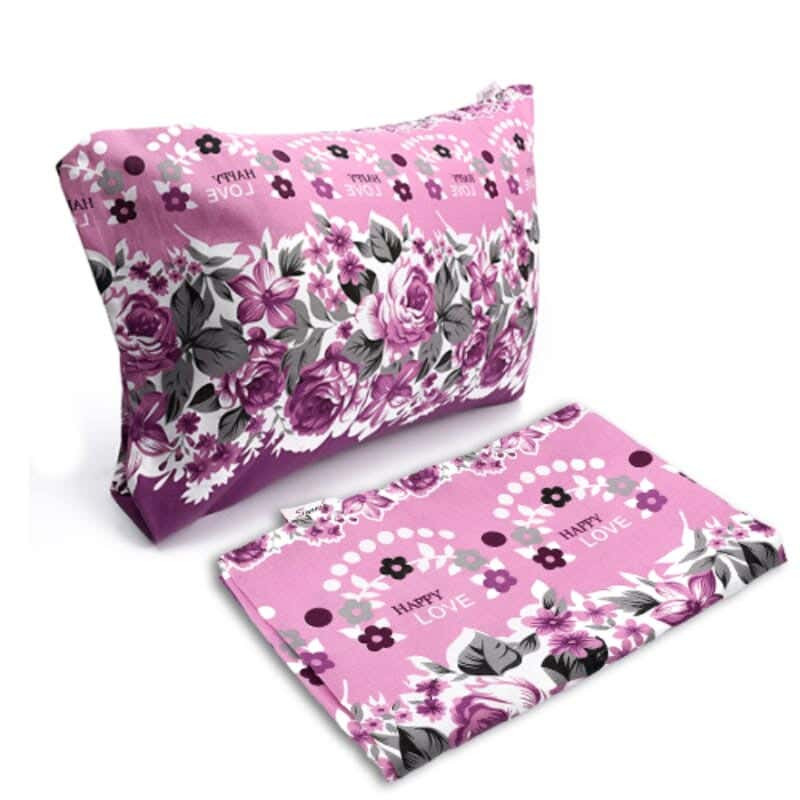 Microfiber Snooze Bed Sheet, 180×240 cm, Two Pieces