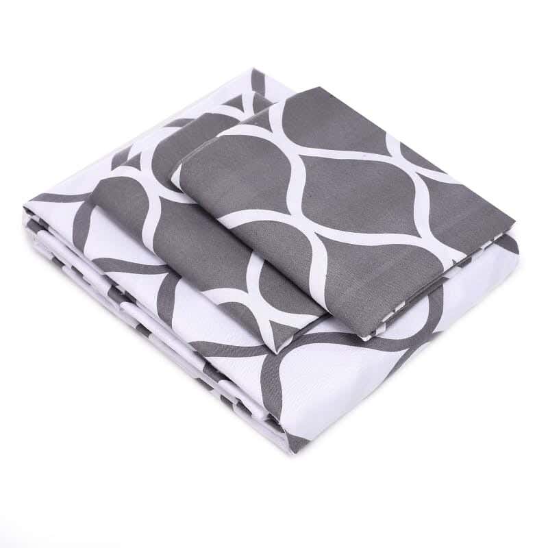 Microfiber Snooze Bed Sheet, 220×235 cm, 3 Pieces