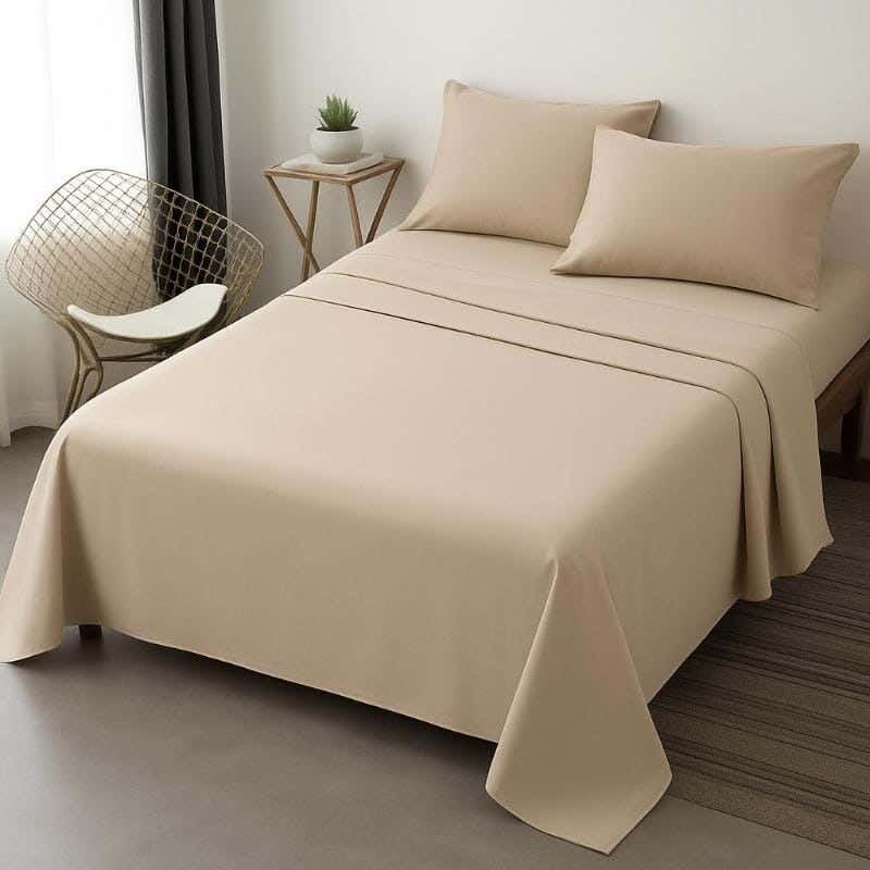 Snuz Microfiber Sheet Set, 2 Pieces, 220x180 cm - Coffee