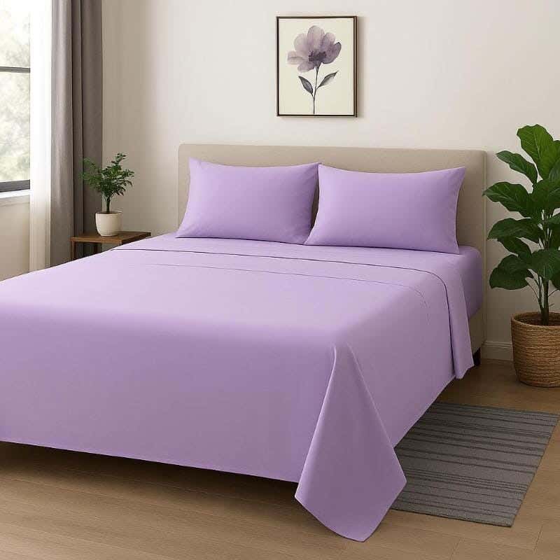 Snuz Microfiber Sheet Set, 2 Pieces, 220x180 cm - Lavender