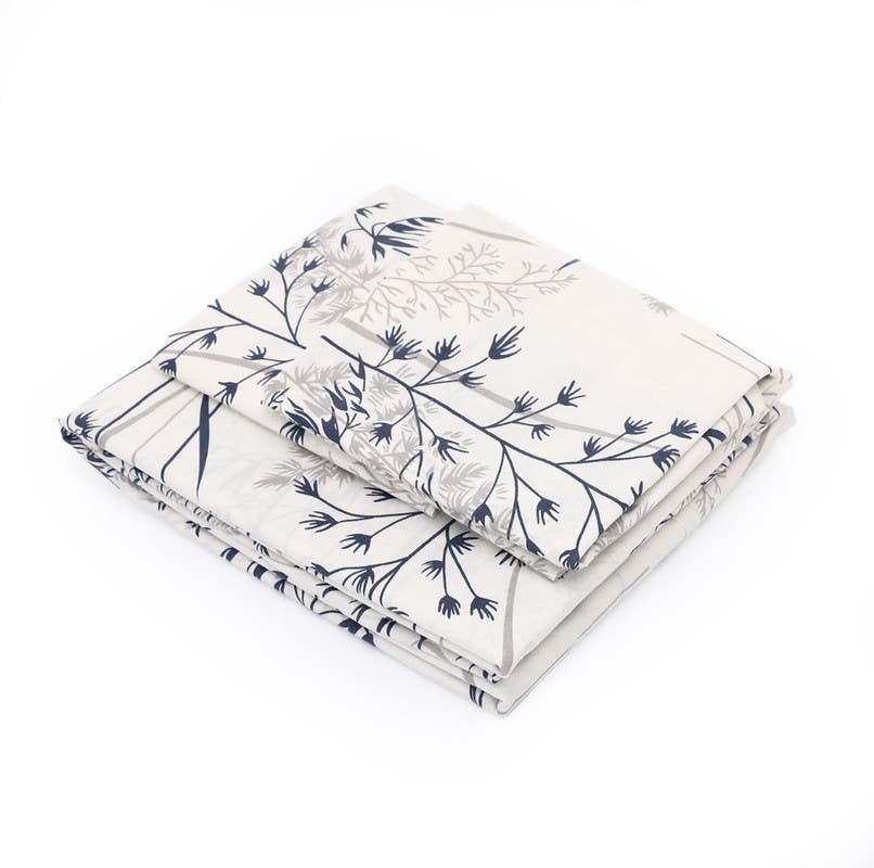 Cotton blend sheet set, 3 pieces, 700 gm - Multicolor