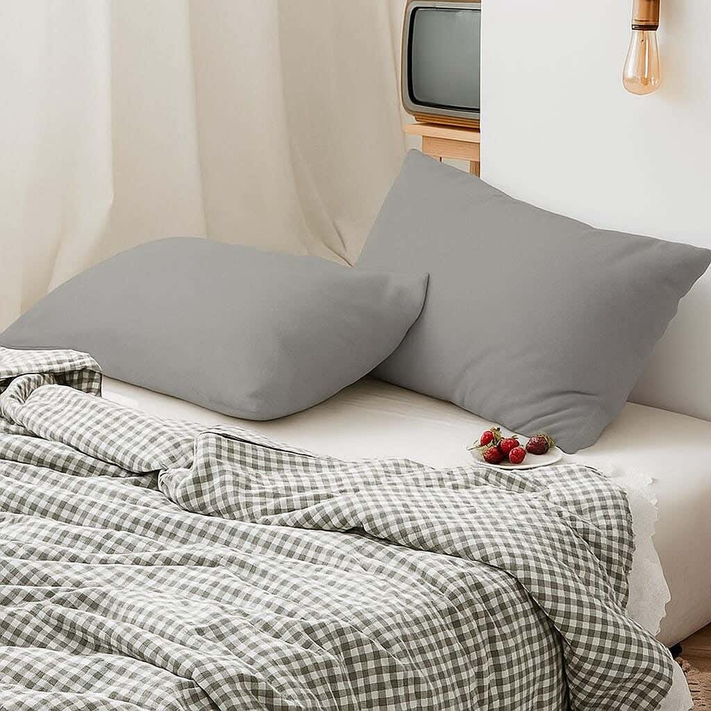 Snooze 2-Piece Pillowcase Set, 45 x 65 cm, Microfiber - Grey