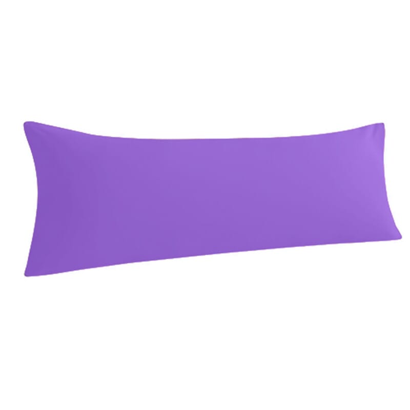 Snooze Microfiber Long Pillowcase, 40×180 cm - Dark Lavender