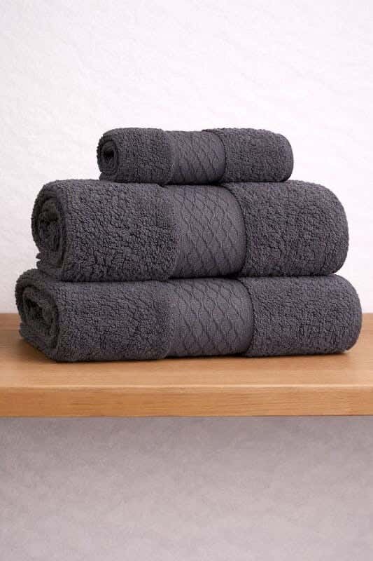 Snuz Towel Set, 33x33 cm, Cotton - Grey