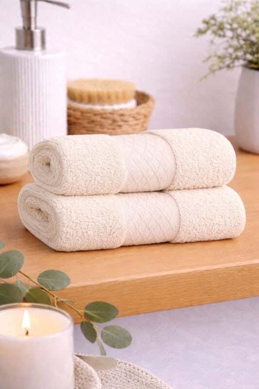 Snuz Hand Towel, 33x33 cm, Cotton - Off White
