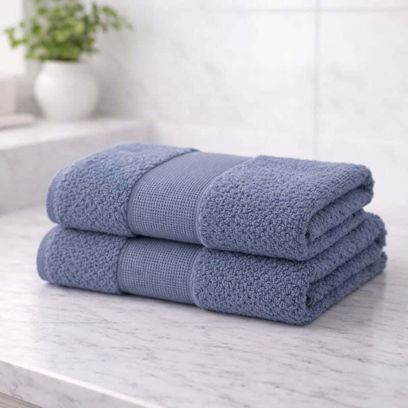 Snuz Hand Towel, 33x33 cm, Cotton - Blue