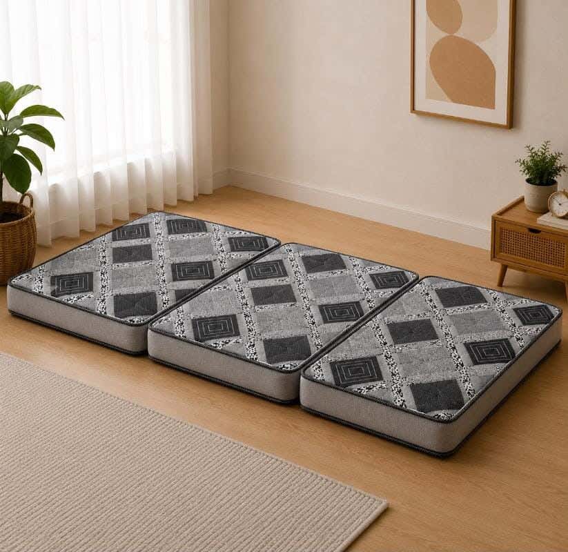 Snooz Floor Mattress, Microfiber, 60x195 cm - Gray