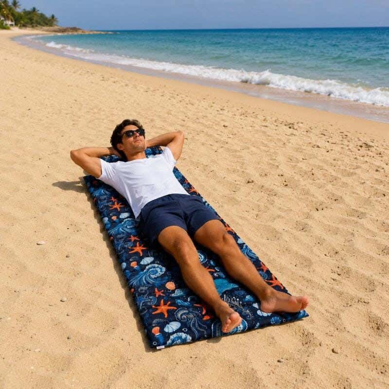 Snooz Beach Floor Mattresses, 60x200 cm, Waterproof - Multicolor