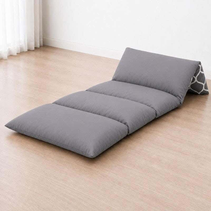 Good quality floor mattresses, 90 x 230 cm, microfiber - gray
