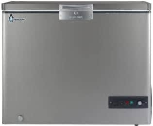 Penguin Chest Freezer, 205L, 91W, Defrost, Stainless Steel - Silver